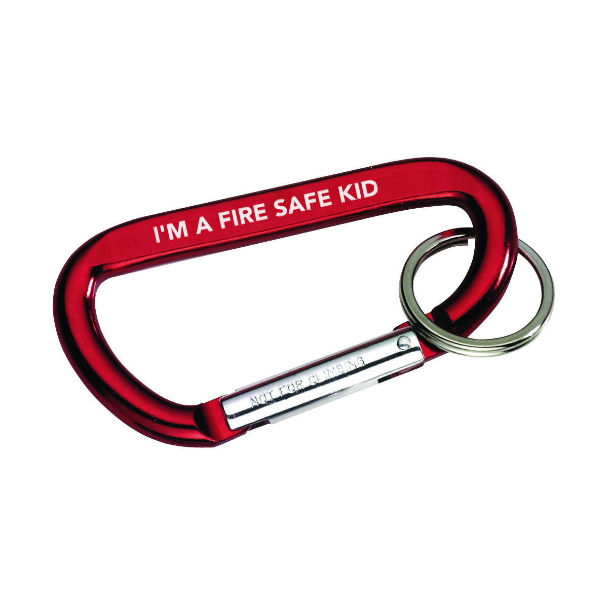Product Photo 1 I'm A Fire Safe Kid Carabiner, Stock
