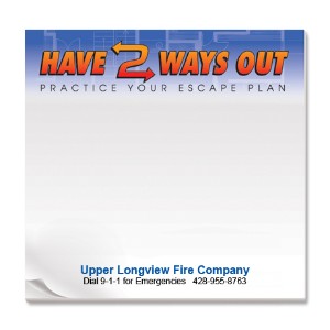 Have 2 Ways Out, 25 Sheet Sticky Pad - SPF451