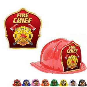 Chief's Choice Kid's Firefighter Hat, Fire Chief Gold Design, Stock - FCH707
