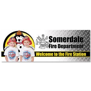 Heavy Duty Banner w/ Custom,  2' x 6' - BNR100