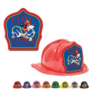 Chief's Choice Kid's Firefighter Hat, Jr. Fire Chief Design, Stock - FCH717
