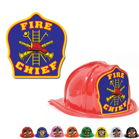 Product Photo 1 Chief's Choice Kid's Firefighter Hat, Blue Background, Stock