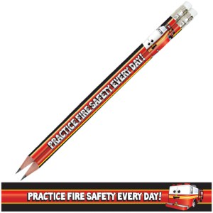 Practice Fire Safety, Stock Full Color Pencil - PCL716