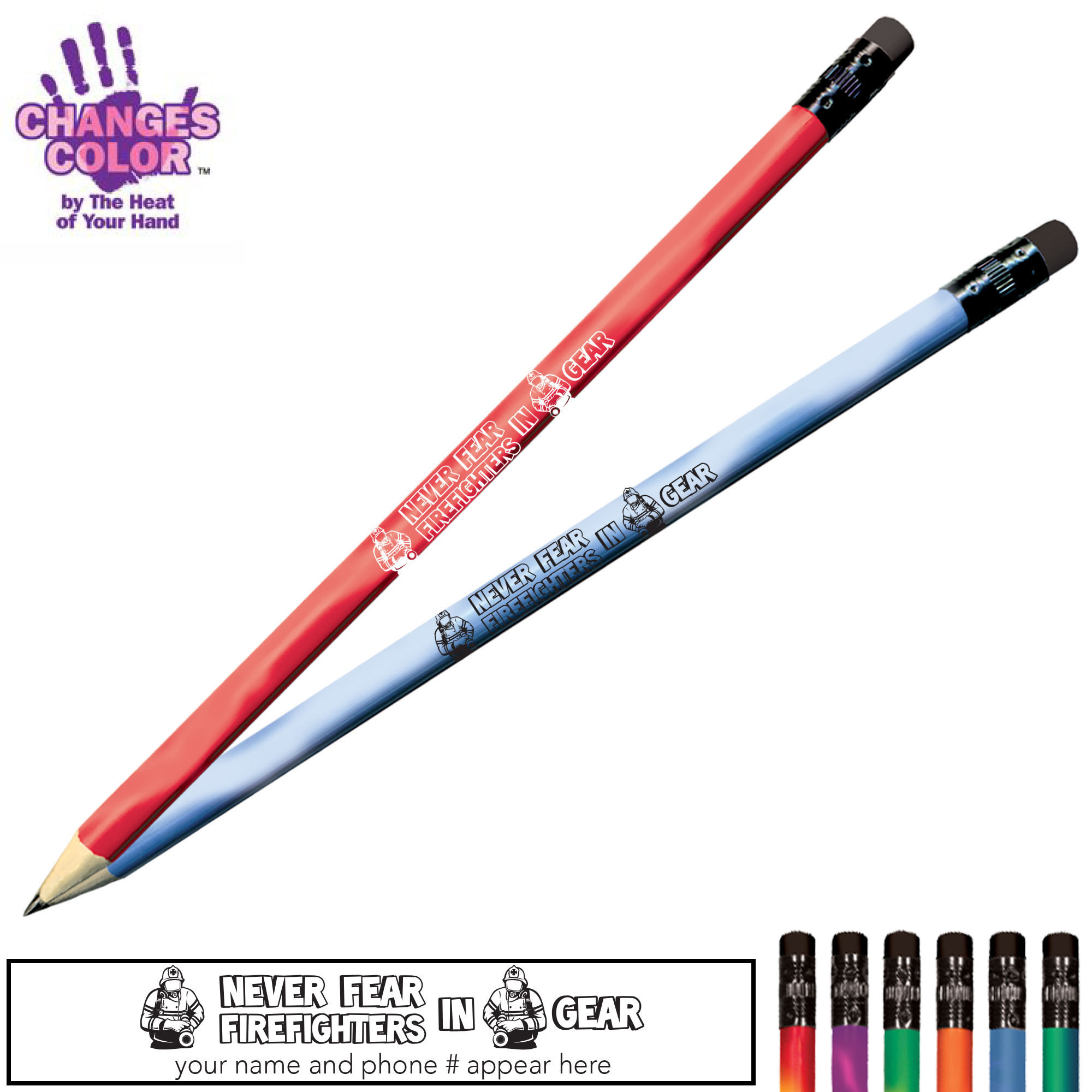Product Photo 1 Never Fear Firefighters In Gear Mood Color Changing Pencil