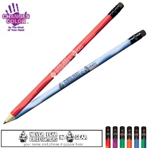 Never Fear Firefighters In Gear Mood Color Changing Pencil - PCL266