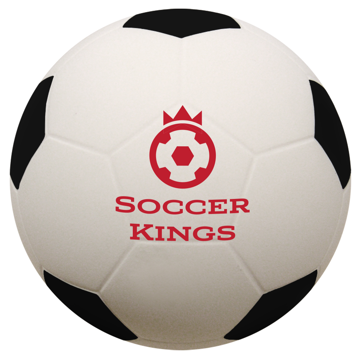 Product Photo 1 Foam Soccer Ball w/ Painted Pentagons, 6"