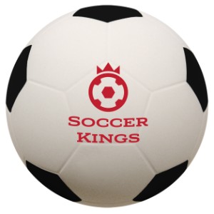 Foam Soccer Ball w/ Painted Pentagons, 6" - MC1220