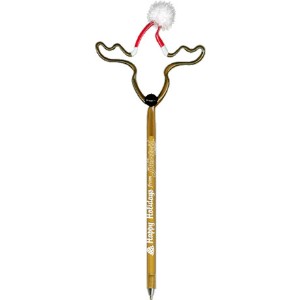 Reindeer w/ Holiday Hat InkBend Standard™ Pen - BN8207