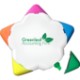 Five-Color Fluorescent Star Shaped Highlighter