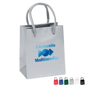 Gloss Finish Eurotote Gift Bag, 4-1/2" x 5-1/2" - BA3055