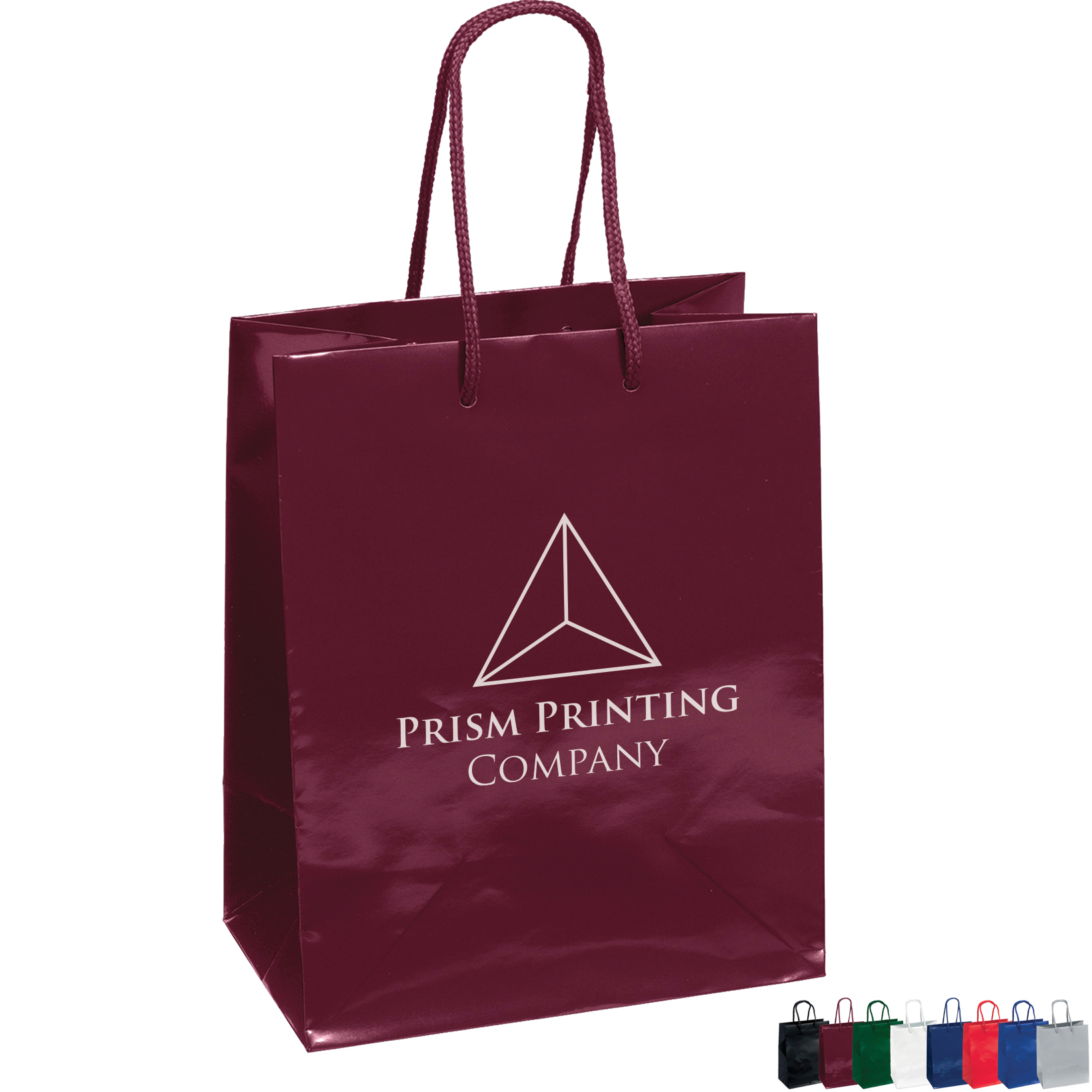 Product Photo 1 Gloss Finish Euro Tote Gift Bag, 7-3/4" x 9-3/4"