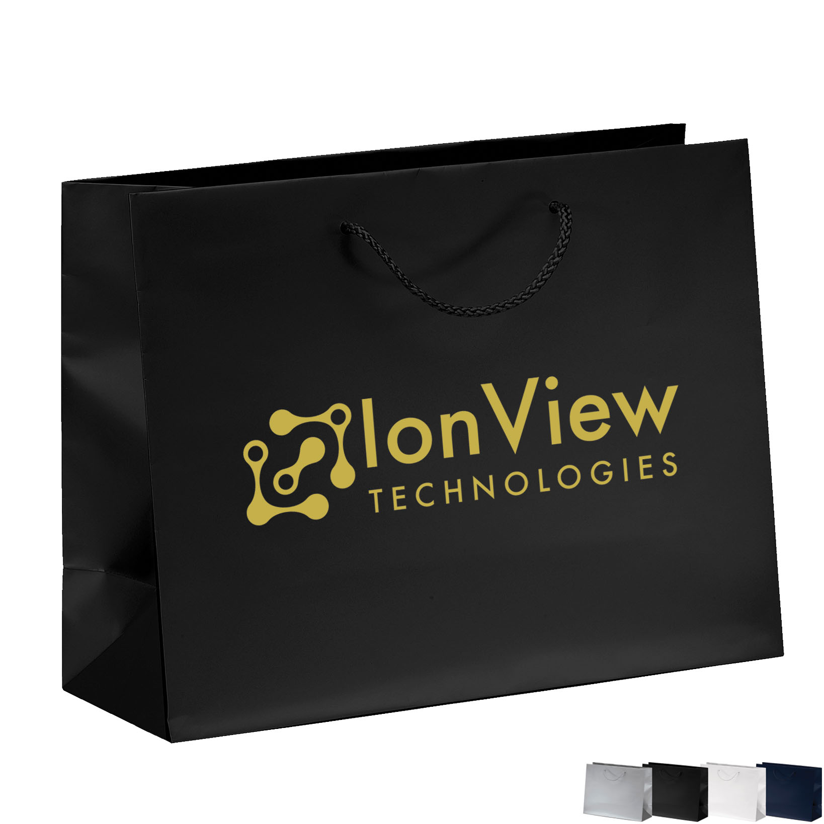 Product Photo 1 Matte Finish Euro Tote Gift Bag, 13" x 10"