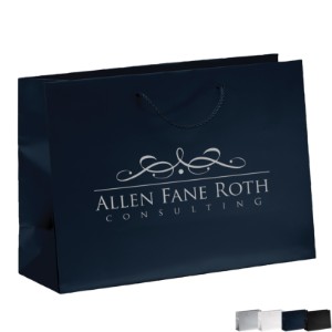 Matte Finish Euro Tote Gift Bag, 16" x 12" - BA3120