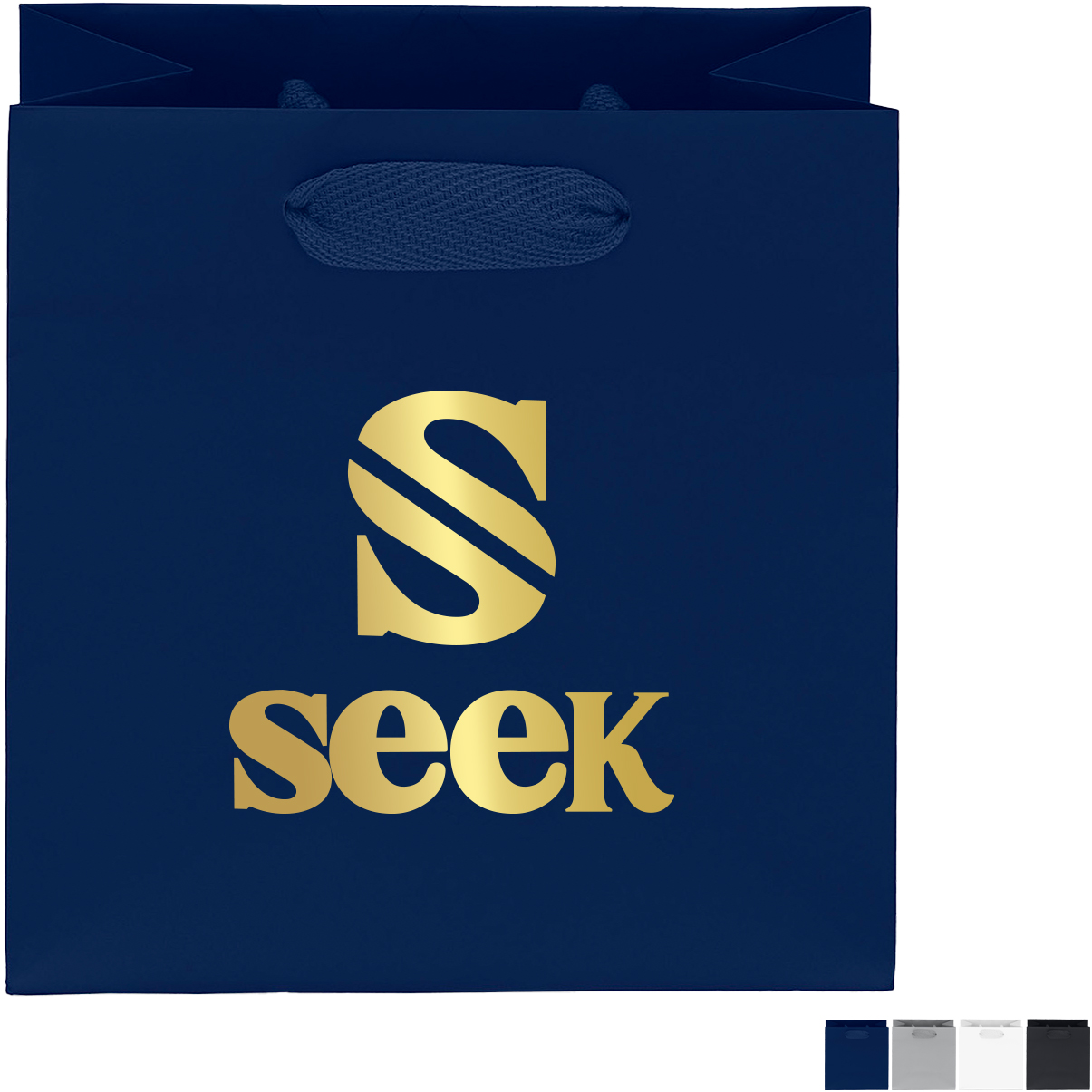 Product Photo 1 Matte Finish Eurotote Gift Bag, 6-1/2" x 6-1/2"