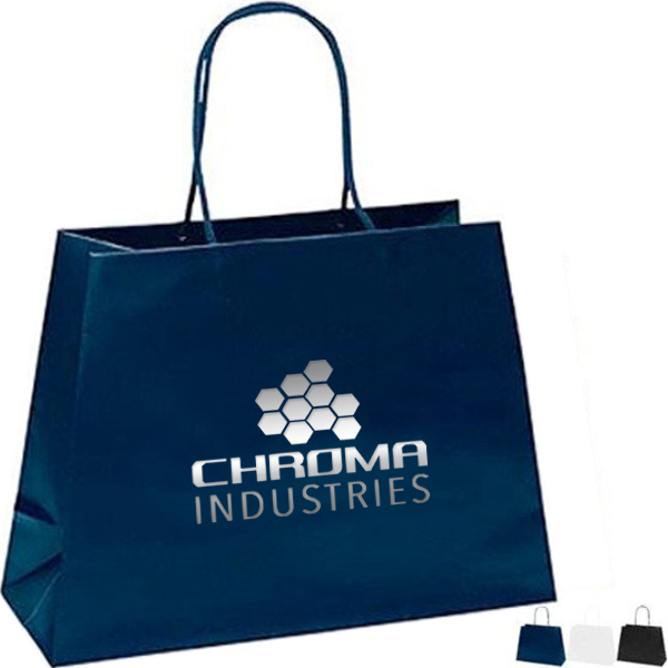 Product Photo 1 Matte Finish Reverse Trapezoid Eurotote Gift Bag, 16" x 12"