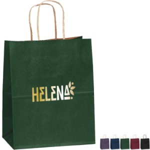 Matte Paper Shopper Bag, 7-3/4" x 9-3/4" - BA3105