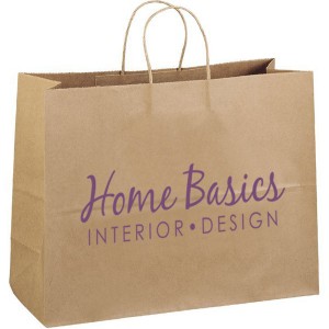Eco Paper Shopper Bag, 16" x 12" - BA3205