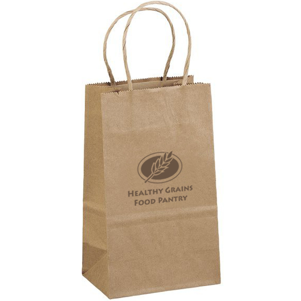 Product Photo 1 Eco Paper Shopper Bag, 5-1/2" x 8"