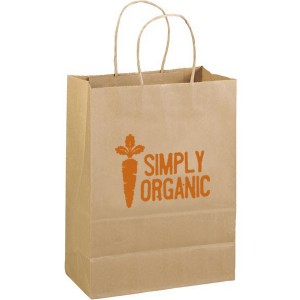 Eco Paper Shopper Bag, 10" x 13" - BA3230