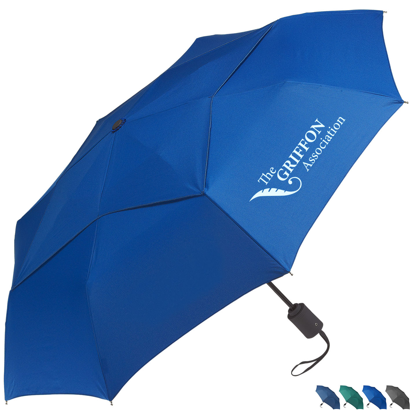 Product Photo 1 Vented Executive Mini Folding Umbrella, 43" Arc