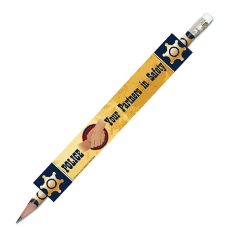 Product Photo 1 Police Your Partners in Safety Full Color Pencil, Stock