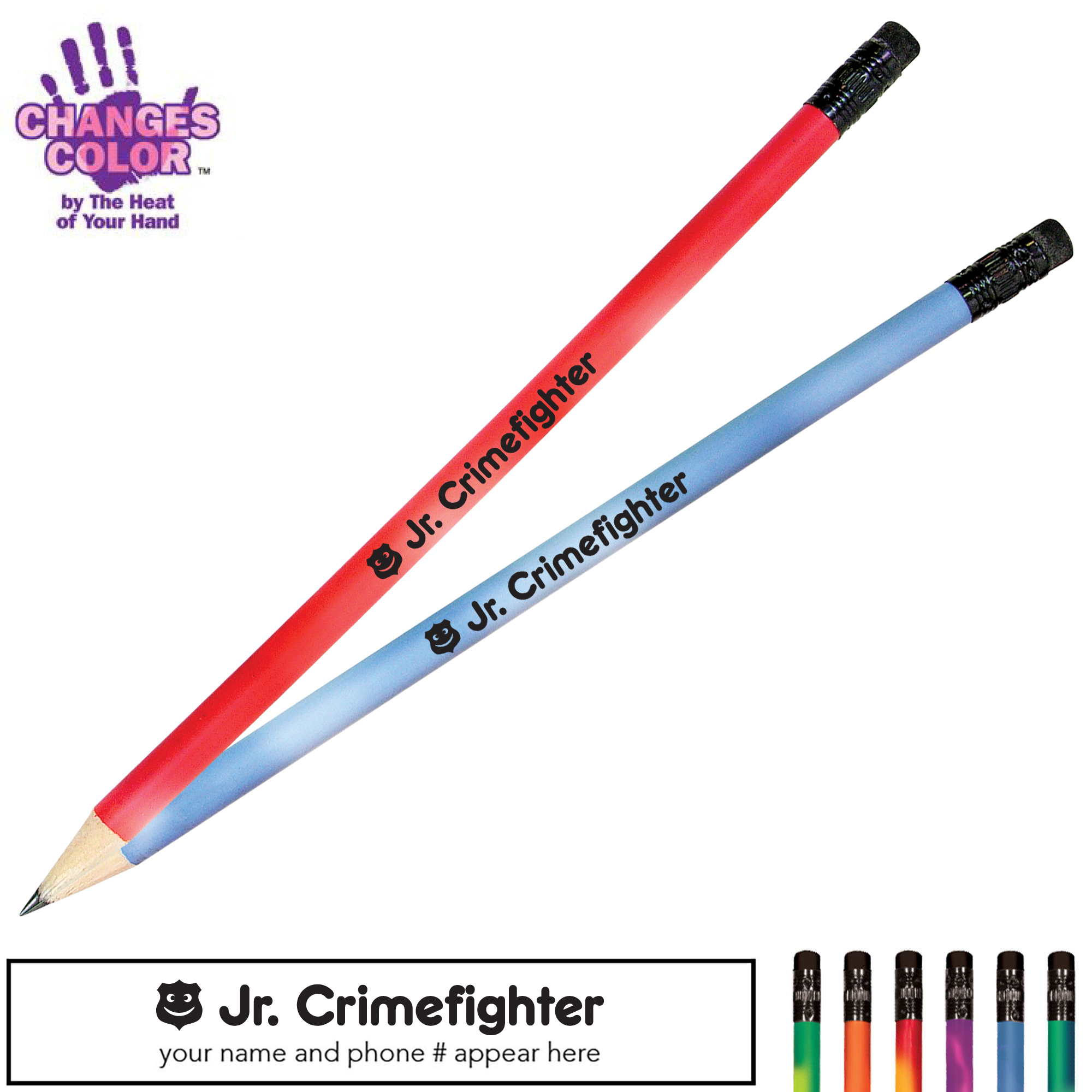 Product Photo 1 Jr. Crimefighter Mood Color Changing Pencil