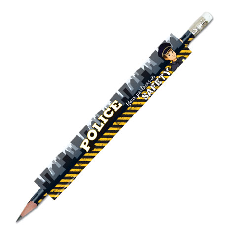 Product Photo 1 Police Your Partners in Safety Full Color Pencil, Stock