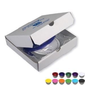 Easy Hold Stainless Steel Wheel Pizza Cutter w/ Pizza Box Packaging - ML2310