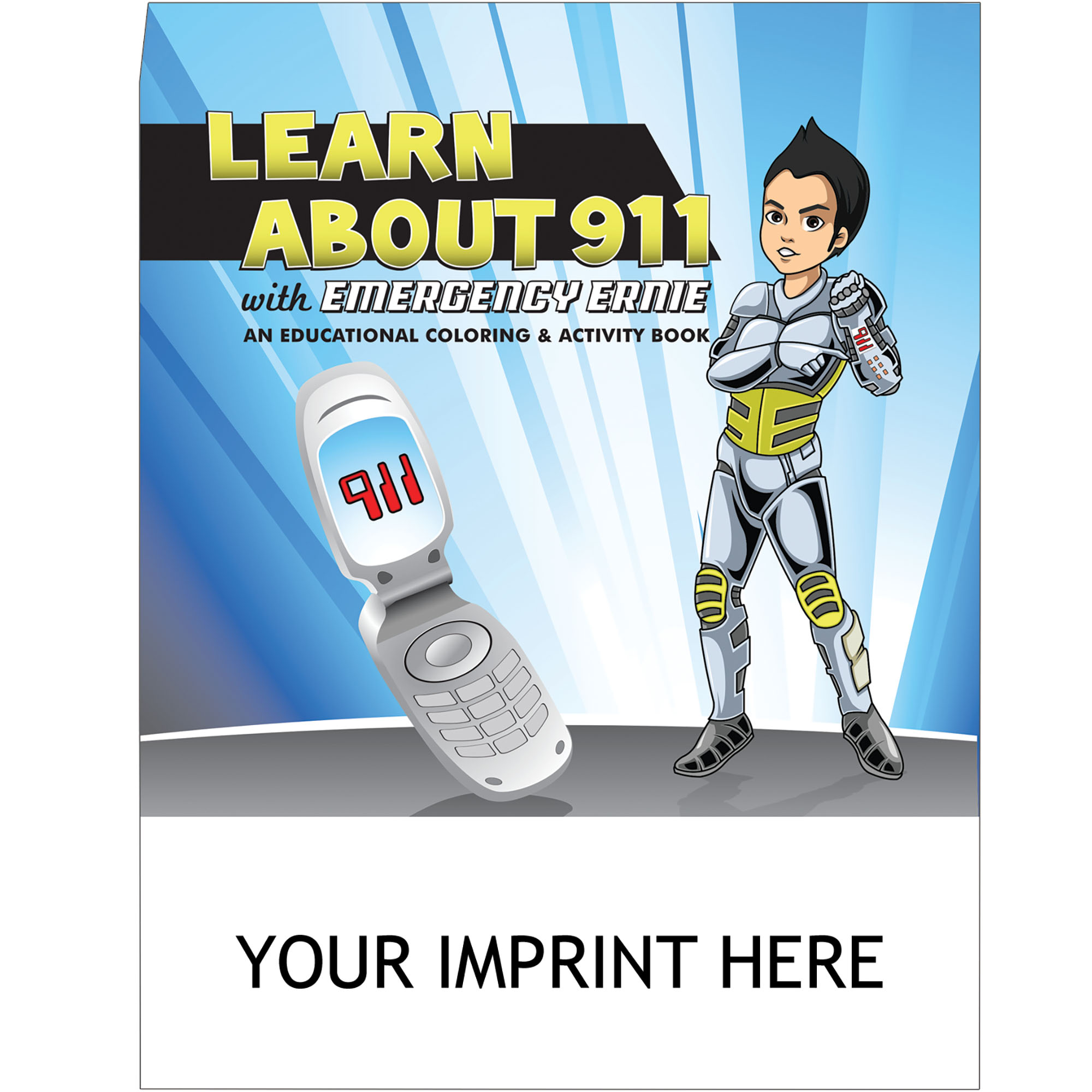 Product Photo 1 Dial 911 w/ Emergency Ernie Coloring & Activity Book