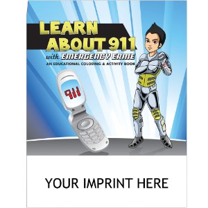 Dial 911 w/ Emergency Ernie Coloring & Activity Book - CLB090