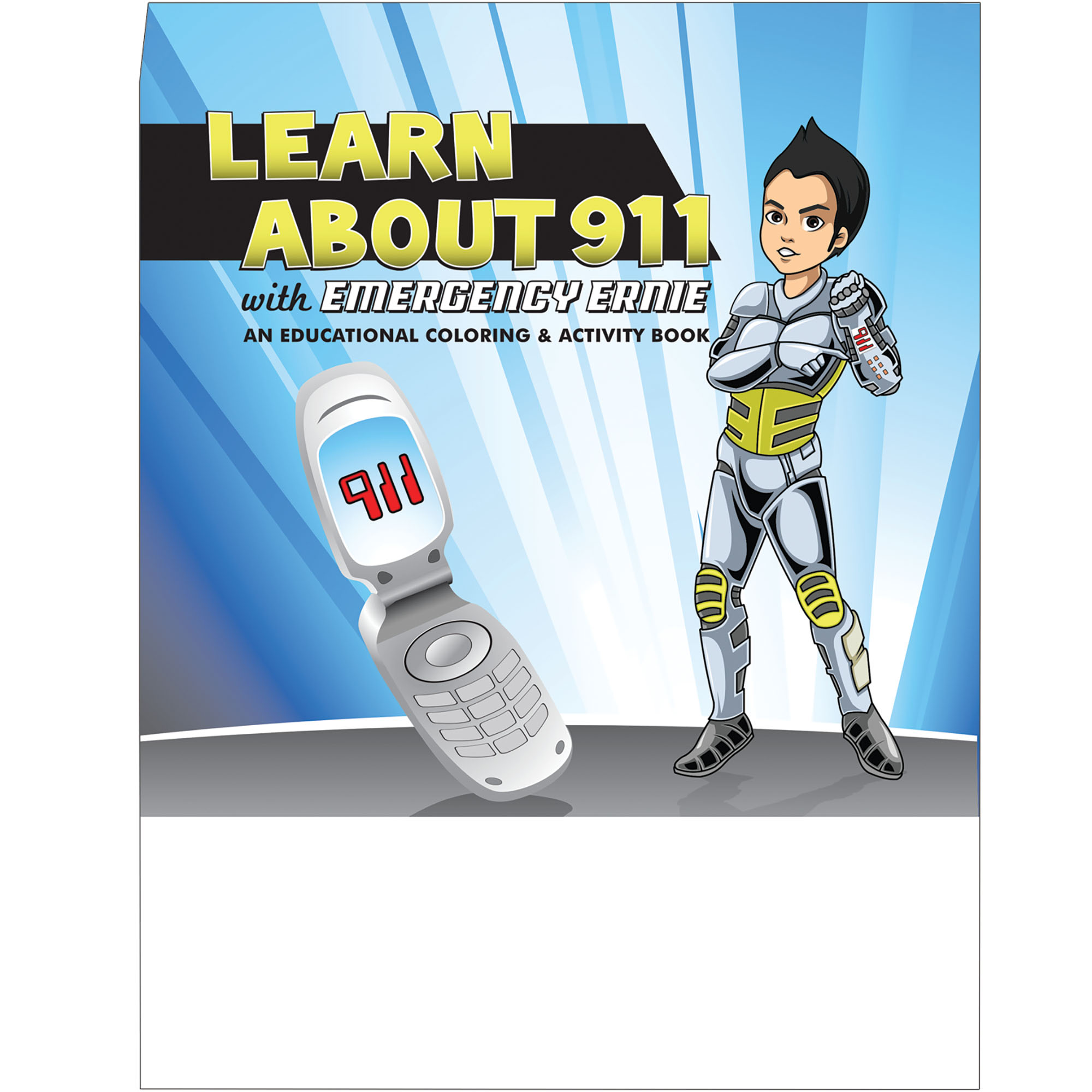 Product Photo 1 Dial 911 w/ Emergency Ernie Coloring & Activity Book, Stock