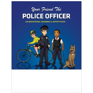 Your Friend the Police Officer Coloring & Activity Book, Stock - CLB096