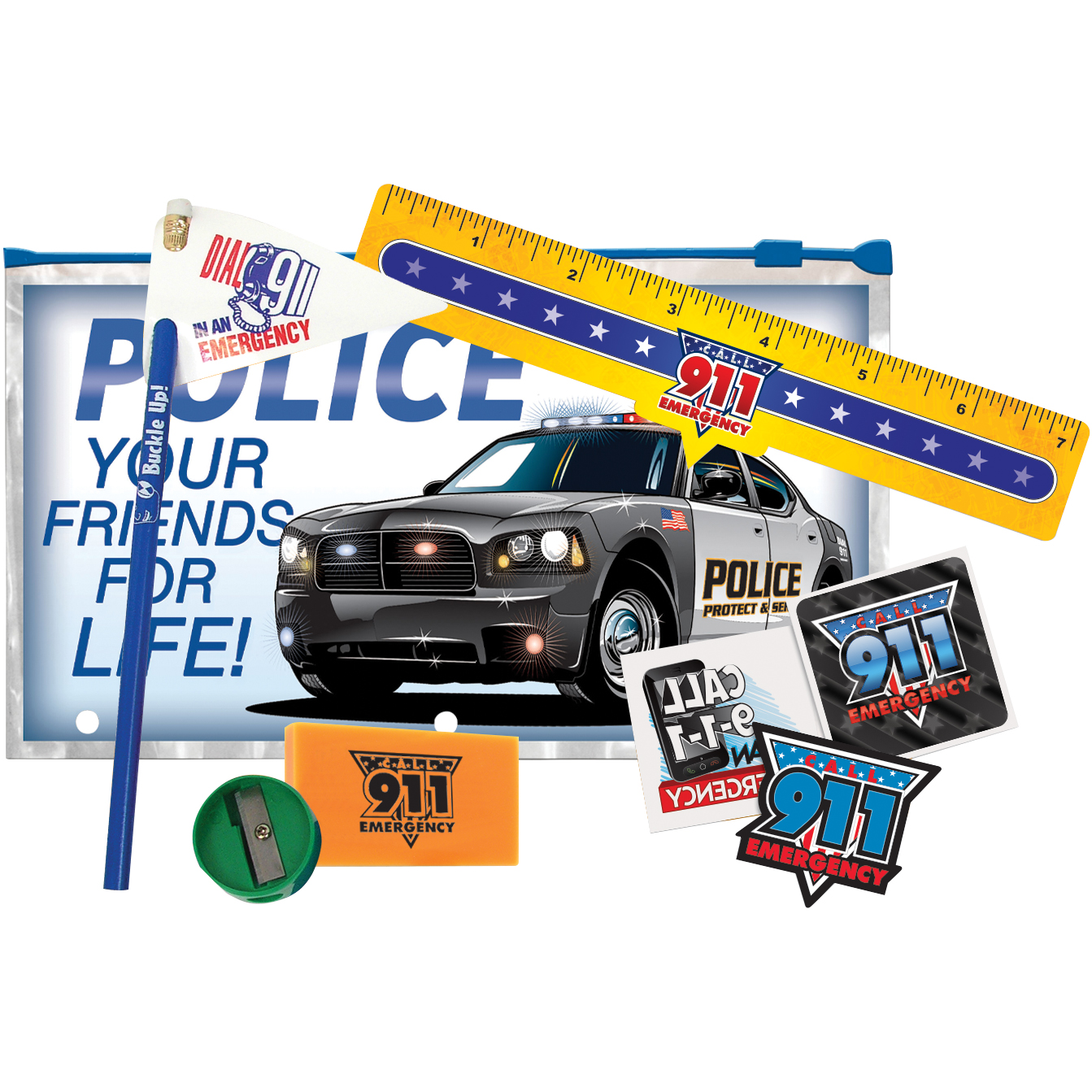 Product Photo 1 Call 9-1-1 Emergency Education School Kit, Stock