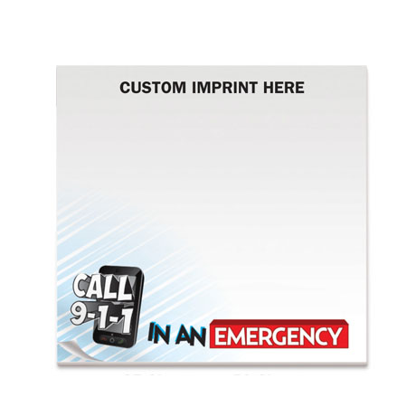Product Photo 1 Call 911, 50 Sheet Sticky Pad