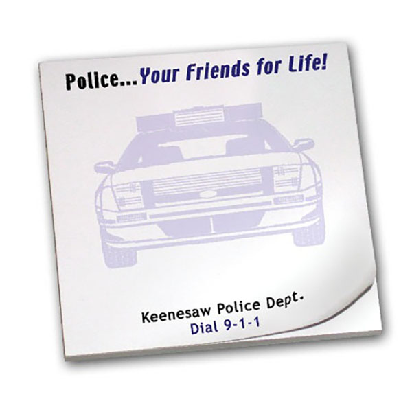 Product Photo 1 Police... Your Friends for Life! 50 Sheet Sticky Pad