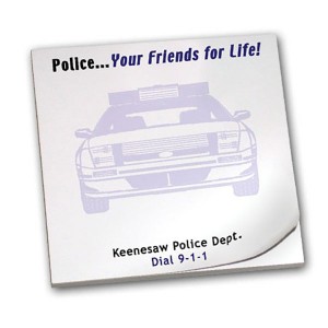 Police... Your Friends for Life! 50 Sheet Sticky Pad - SPE251