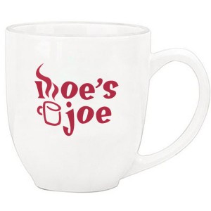 Bistro Ceramic Mug, 14oz. - White - GA3050