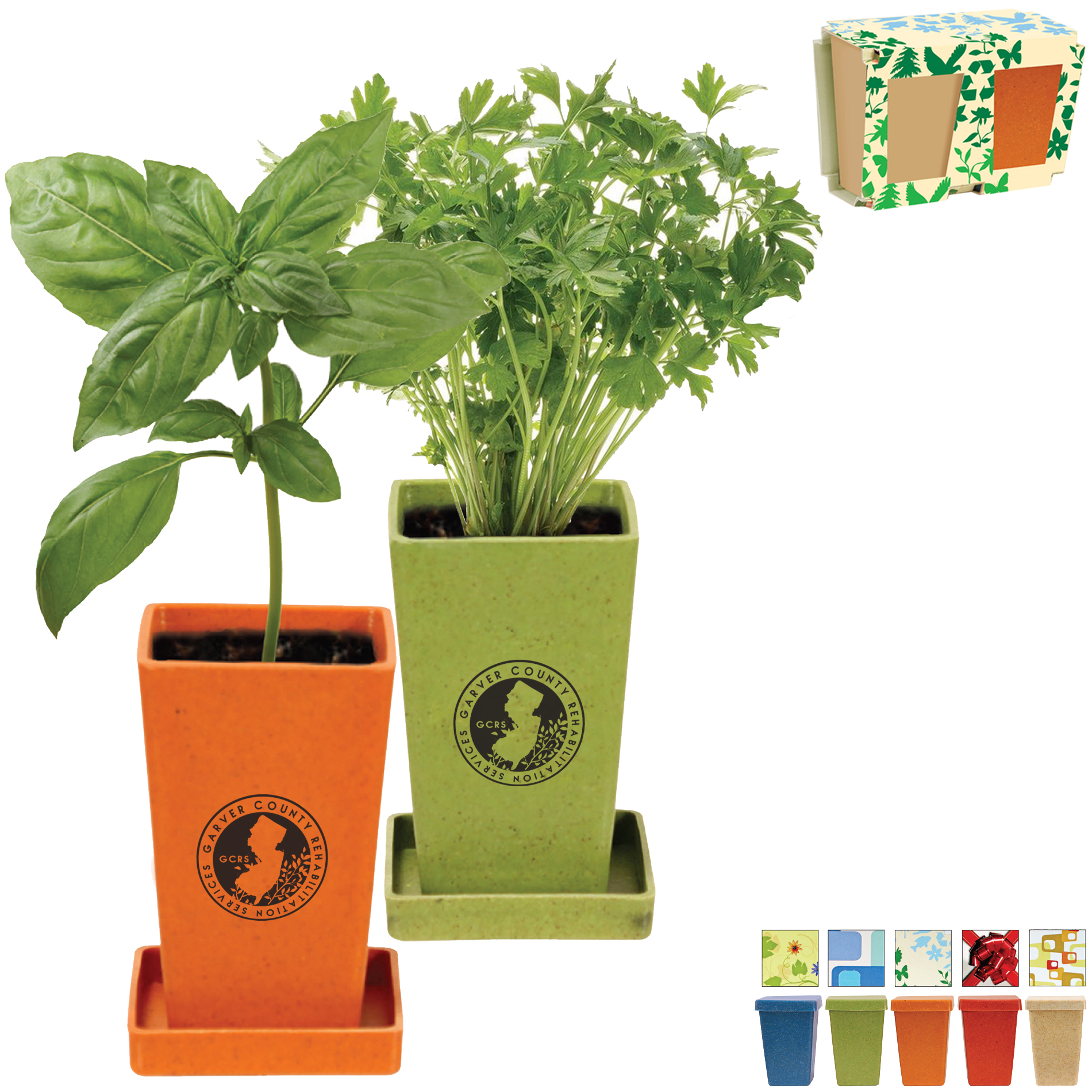Product Photo 1 Herb Planter Garden Set, 2 Pack