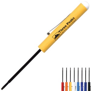 Fixed Tech Blade w/Button Top Screwdriver - ML2430
