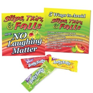 Laffy Taffy® Snack Kit, featuring "Slips, Trips, & Falls Are No Laughing Matter", Stock - KIT206