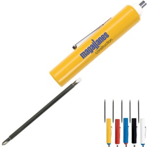 Screwdriver w/ Reversible Standard-Phillips Blade & Magnet Top - ML2520