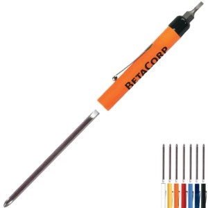 Hex-Bit Top Screwdriver w/ Reversible Standard-Phillips Blade - ML2465