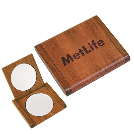 Product Photo 1 Solid Rosewood Double Mirror Compact