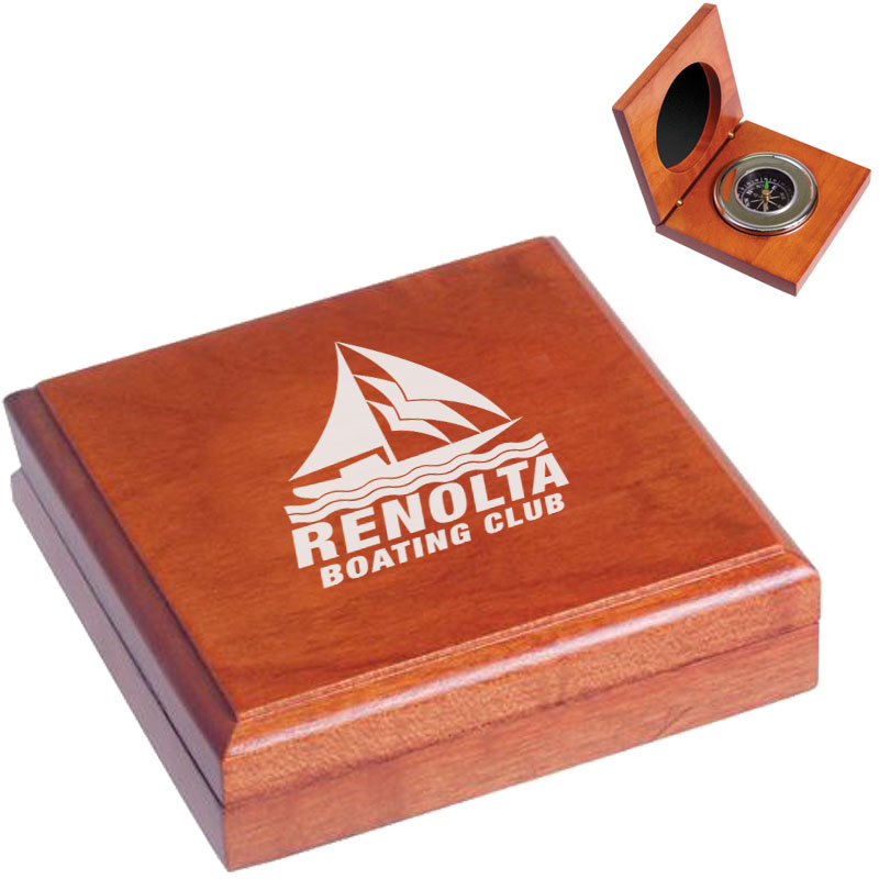 Product Photo 1 Executive Compass in Wood Box