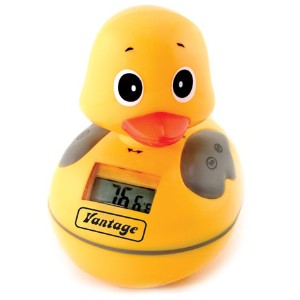 Waterproof AM/FM Duck Radio w/ Water Thermometer - AA1935