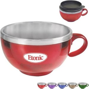 Acrylic/Stainless Steel Wide Mouth Mug, 14oz. - AA2530