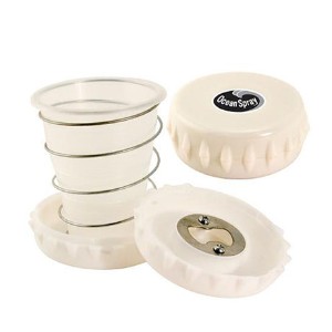 Travel Collapsible Cup w/ Bottle Opener Lid, 6oz. - AA2315