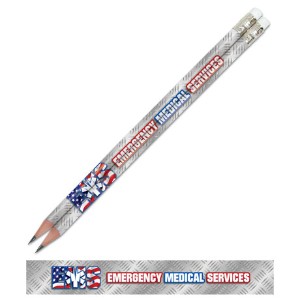 Emergency Medical Services Full Color Pencil, Stock - PCL724