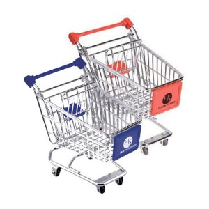 Mini Metal Shopping Cart - AA2215