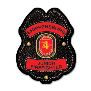 Junior Firefighter Plastic Badge - JFB605